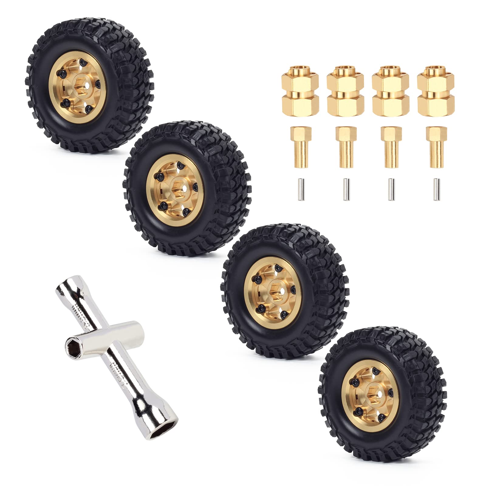 Amazon.com: RCAWD Chromed Brass Wheel and Tire Glue Free Weights